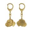Boxer, German Boxer III - Gilded Key Ring with Dog, Handbag Decoration, Luxury Accessory by Brand