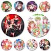 32/44/58MM  Anime Ichika Nino Miku Yotsuba Itsuki Badge Cartoon Round DIY Brooch for Clothing Backpack Coat Decorative Accessories