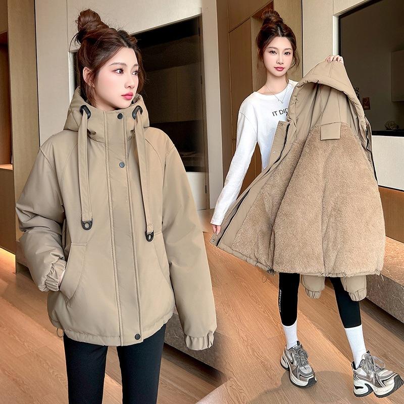 Padded clothes winter hooded padded clothes women's short pie to overcome warm fashion thickened new padded jacket