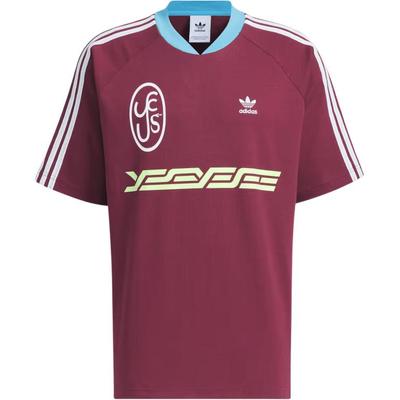 adidas Футболка с коротким рукавом Originals X Yeseyesee Collaboration FW24 BS Team Logo Casual, мужские футболки Victory-Crimson JN5821