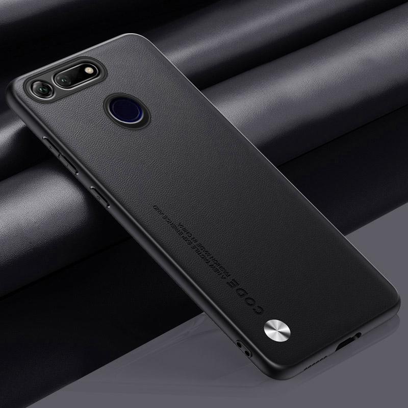 Роскошный чехол из искусственной кожи для Honor View 20, задняя крышка, матовый силиконовый защитный чехол для телефона Honor 20 Pro 20S Honor20 S Coque