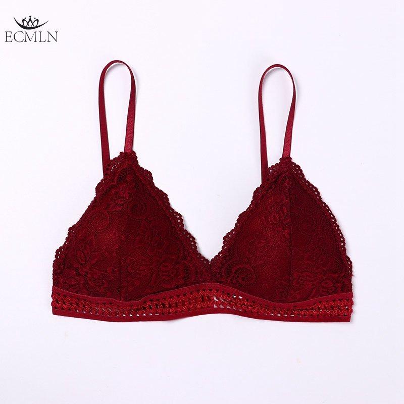 Кружевной женский бюстгальтер без косточек с паралоновыми тонкими съёмными вкладышами и регулируемыми лямками