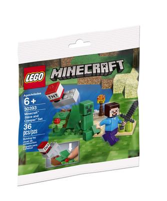 LEGO 30393 Minecraft Стив и Клиппер