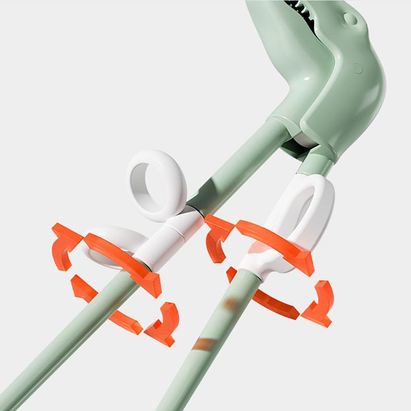 Тренировочные палочки для еды, милые палочки для еды в виде динозавров, детская просветительская посуда