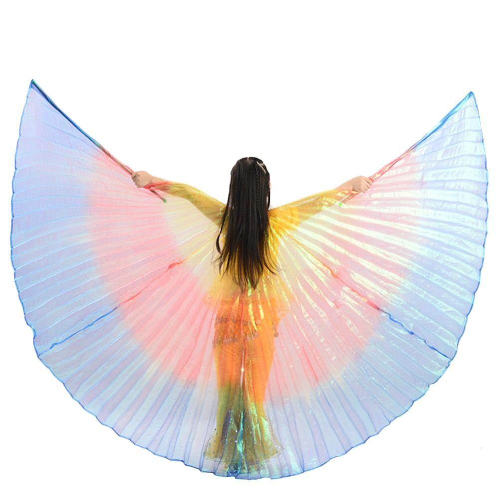 Танцевальные аксессуары Фестиваль Карнавал Крылья для танца живота Крылья Исиды Костюм для выступления с палками