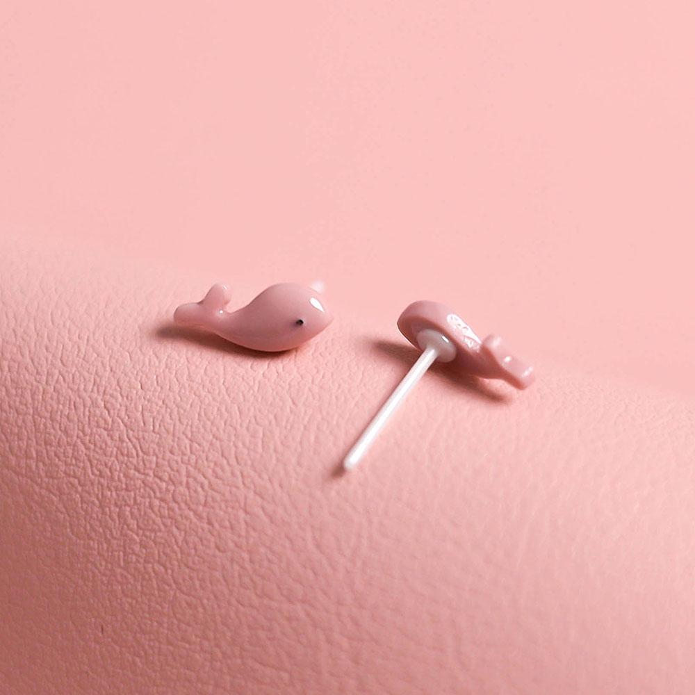 Bioceramic Needle Creativity Mini Stud Earrings For Women Allergy Prevention Piercing Ear Hole Jewelry