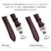 Watch Strap Watch Band 23mm 24mm 22mm 21mm 20mm 19mm 18mm Genuine Leather Watch Band Replacement Strap D Buckle Waterproof Sweatproof Watch Leather