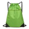 Lightweight Nylon Drawstring Sports & Travel Backpack - Solid Color
