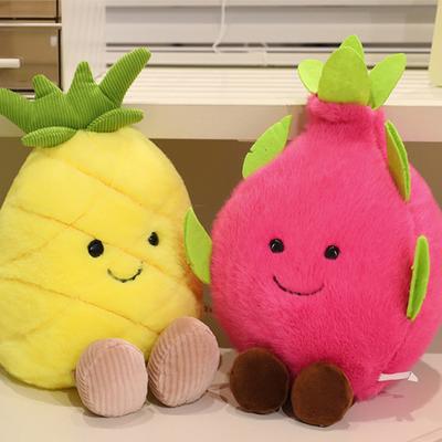 Мини Плюшевая Игрушка Фрукт Мягкие Плюшевые Животные для Детей Реалистичные Обнимашки