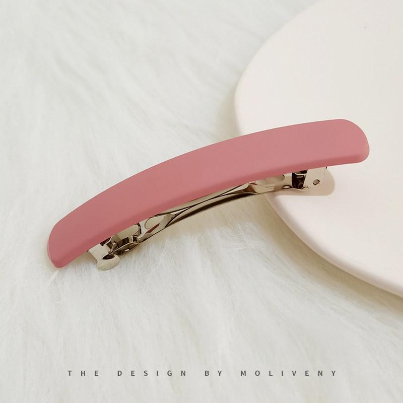 Матовая заколка для волос в корейском стиле для женщин и девушек - Простой и элегантный повседневный аксессуар