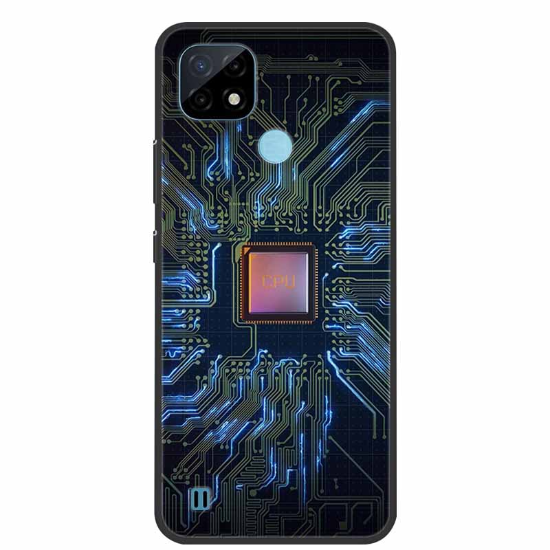 Для Realme C21 чехол противоударный мягкий силиконовый чехол из ТПУ для Realme C31 C21Y C25S C25 чехлы для телефонов Realme C21 C31 милый мультфильм