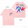 Tuca Bertie Adult Cartoon TShirt Streetwear Fashion Casual Funny Cartoon Printed Tee Crewneck Cotton Y2k Clothes