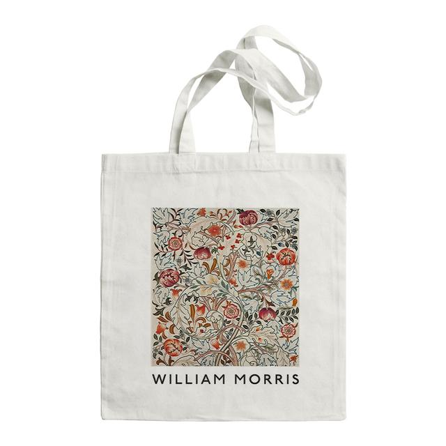 Сумка-тоут для покупок, винтажная сумка с листьями и цветами, Уильям Моррис, многоразовая сумка на плечо, складная модная холщовая сумка для покупок большой вместимости
