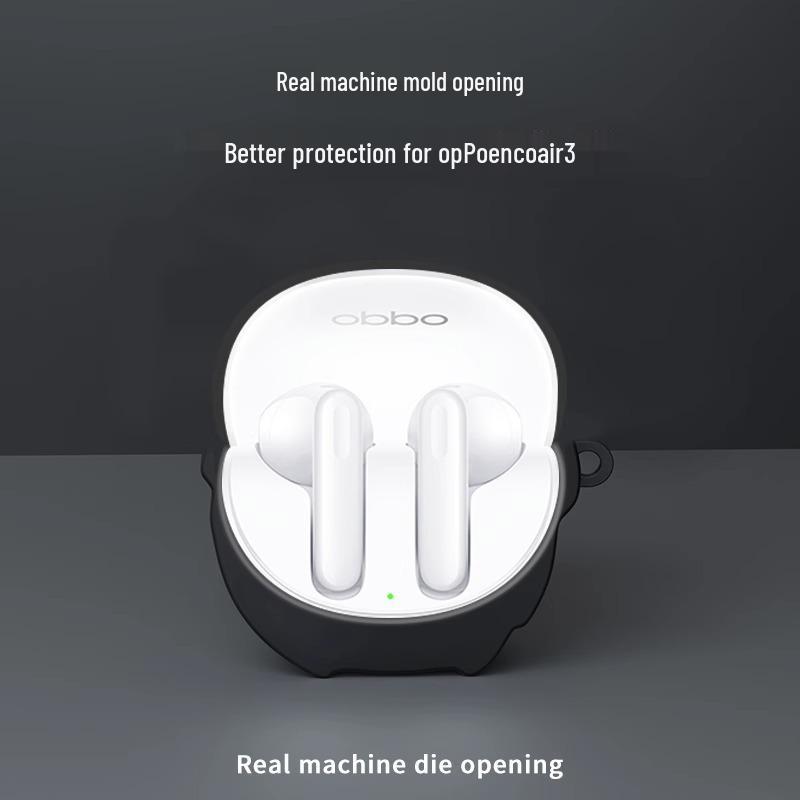 Compatible with OPPO Enco Air3 & Enco R2 Earphone Protective Case - Full Coverage Soft Outer Shell.