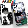 Аниме М-Майкл Кайзер Для IPhone 17 Air 16 15 14 13 12 11 Pro Черный Мягкий Чехол для Телефона