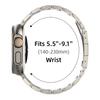 Титановый металлический ремешок для Apple Watch Band Ultra 3 49 мм 46 мм 45 мм 44 мм 42 мм Роскошный мужской браслет iWatch Series 11 10 9 8 7 6 SE 5 4 41 мм 40 мм 38 мм