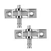 2pcs Stainless Steel Quick Release Boat Deck Hatch Lover Hinge 90 Pin Accessory