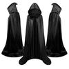 Elegant Hooded Cloak for Halloween & Christmas Devil Witch Grim Reaper Costume Cape Unisex Adult & Kids Party Cosplay