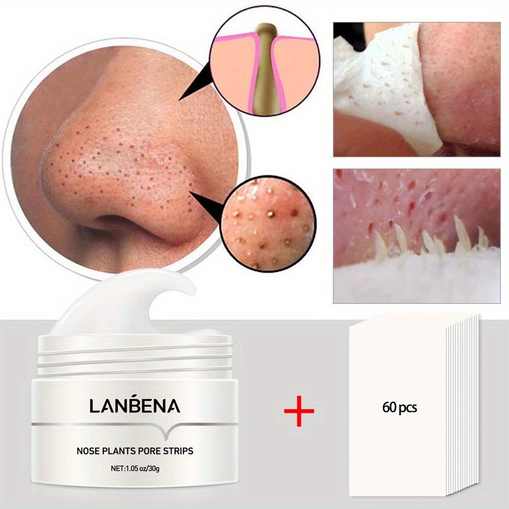 Маска для носа для удаления черных точек Lanbena Pore Strip Черная маска Пилинг Лечение прыщей Уход за кожей
