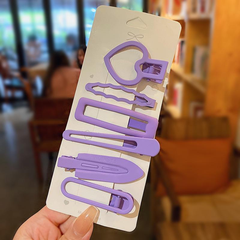 Korean Style Pearl & Rhinestone Hairpins: BB Clip & Duckbill Set for Women