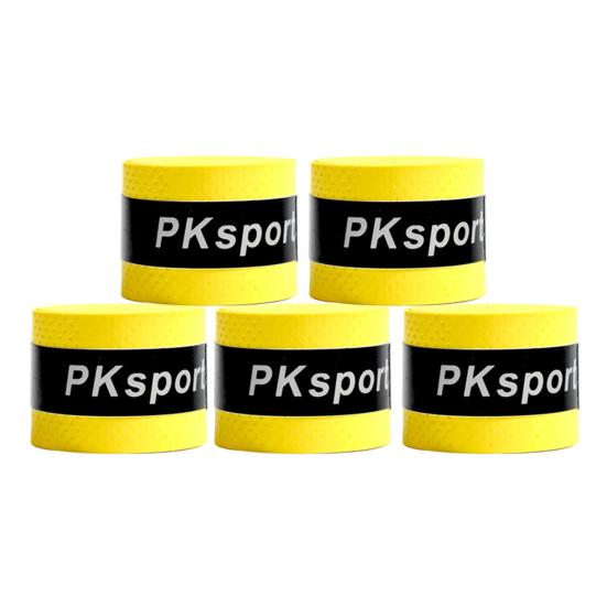 5 шт. Лента для обмотки ручки бадминтонной ракетки Противоскользящая Впитывающая пот Ударопрочная Дышащая Эластичная Обмотка для рукоятки удочки/теннисной ракетки/падла