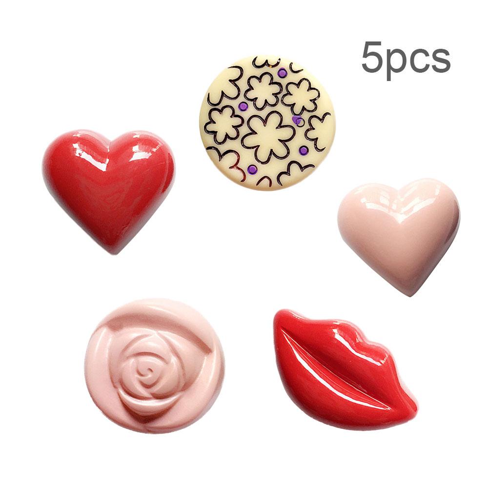 5 шт. имитация еды, шоколадная смоляная художественная композиция, трехмерный милый домашний декор, магнит на холодильник, украшение на холодильник