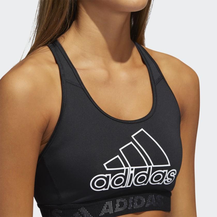 adidas Женский топ для тренировок Drst Bos B P средней интенсивности, черный GL0579