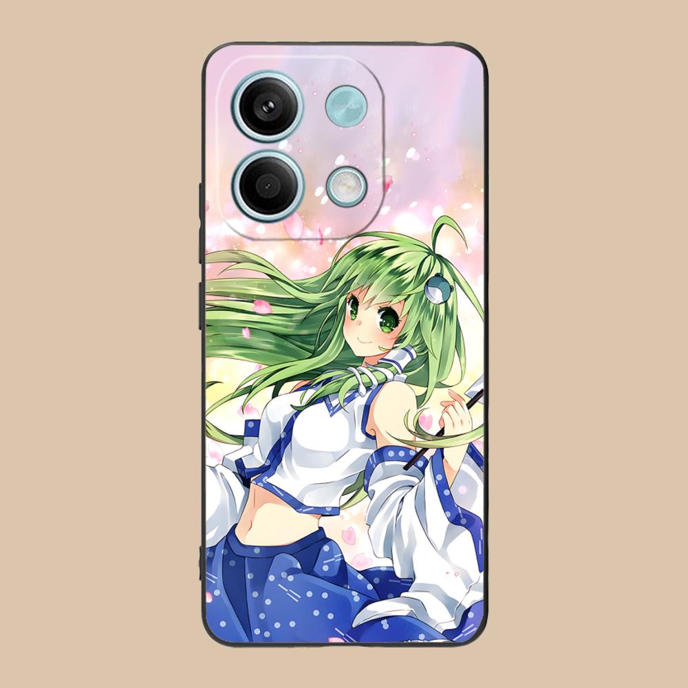 Touhou Kochiya Sanae Mobile Phone Case for Xiaomi 15 14 13 12 Mi 11 T Ultra Lite Pro S X 5G Colour Printing Cover Luxury