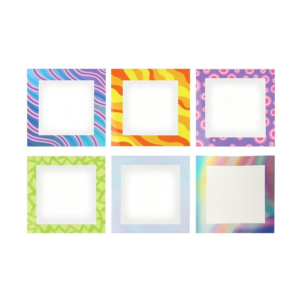 6/12Pcs Assist Aligning Diamond Painting Release Film Protective Frame Reusable Diamond Painting Alignment Tools 10cm 6 Patterns