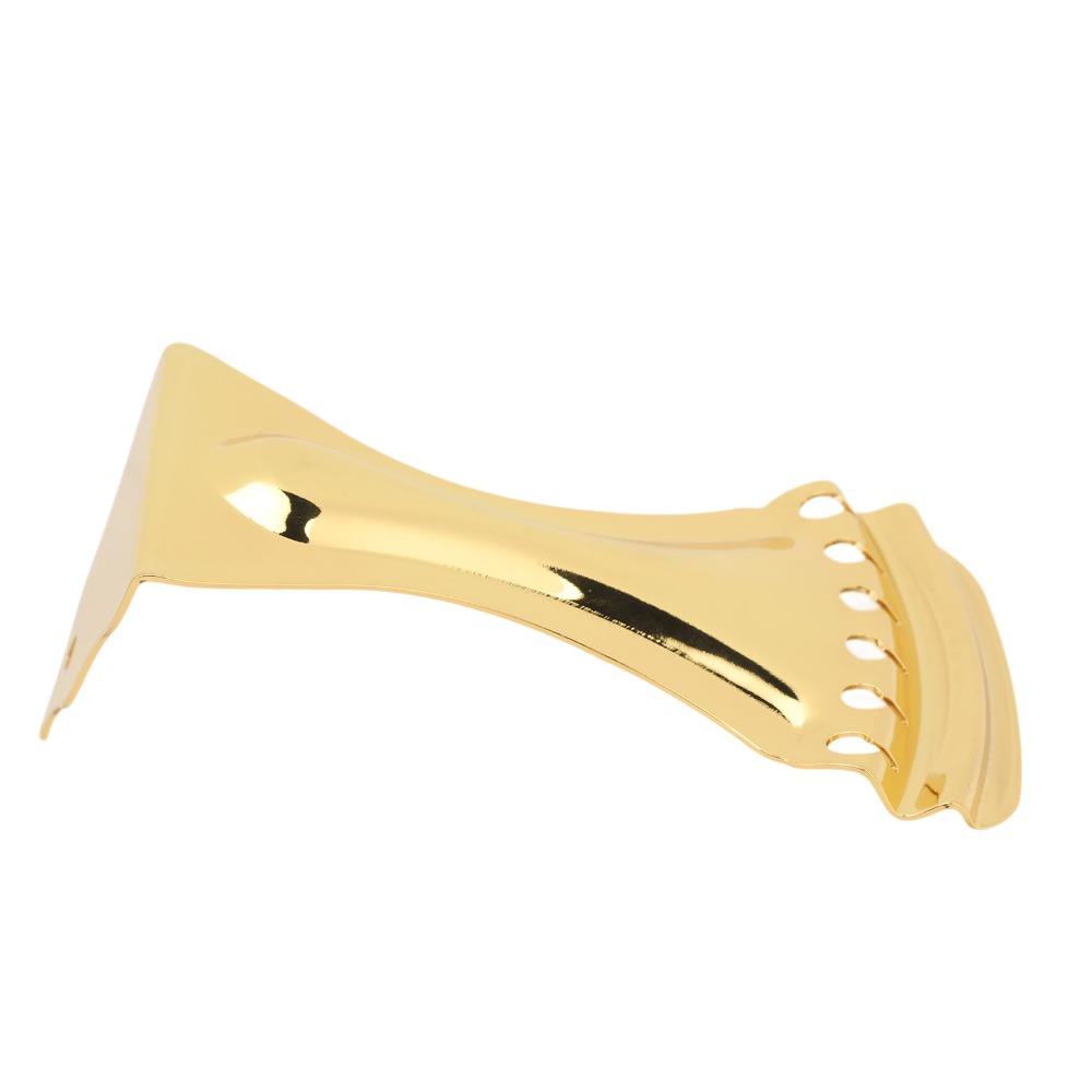 Metal Resonator Guitar Tailpiece Golden Bridge Replacement Tailpiece For Dobro Guitars