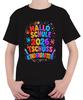Hello School 2026 Goodbye Nursery First Day of School Bag Kids T-Shirt