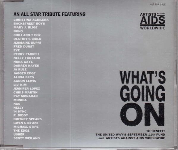 CD АРТИСТЫ ПРОТИВ СПИДА ПО ВСЕМУ МИРУ Whats Going On SDCI80003PROMO Sony Records В 2001 году Япония Поп Б/у