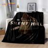 Мягкое плюшевое одеяло с фильмами ужасов Silent Hill, фланелевое одеяло для гостиной, спальни, кровати, дивана, чехол для пикника
