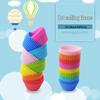 Silicone Muffin & Cake Mold Set, 7cm, 8 Colors - Perfect for Small Cakes, Egg Tarts, and Muffins