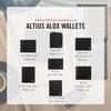 Altius Alox Trifold Wallet Wallet Wallet Leather Folding Wallet Trifold Brand Wallet Black Black 611574 [Victorinox] Men's Men's []
