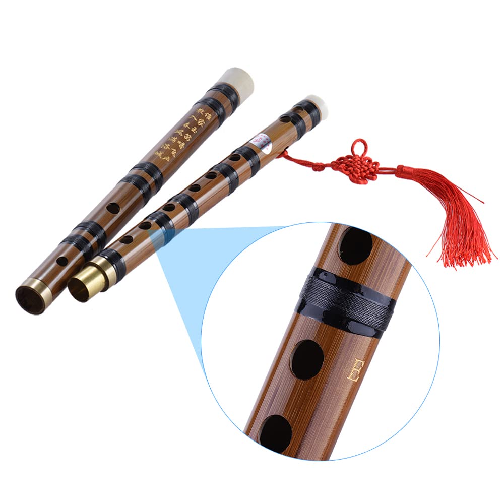 RUSUO Plastic Shakuhachi, Pluggable Handmade Bitter ShakuhachiDizi Traditional Chinese Woodwind Instrument In E Key for BeginnerStudy Level