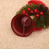 Christmas Tree Ornament Bow Pine Branches Decorative Bells Home Ambiance Doorway Wind Chime Decoration