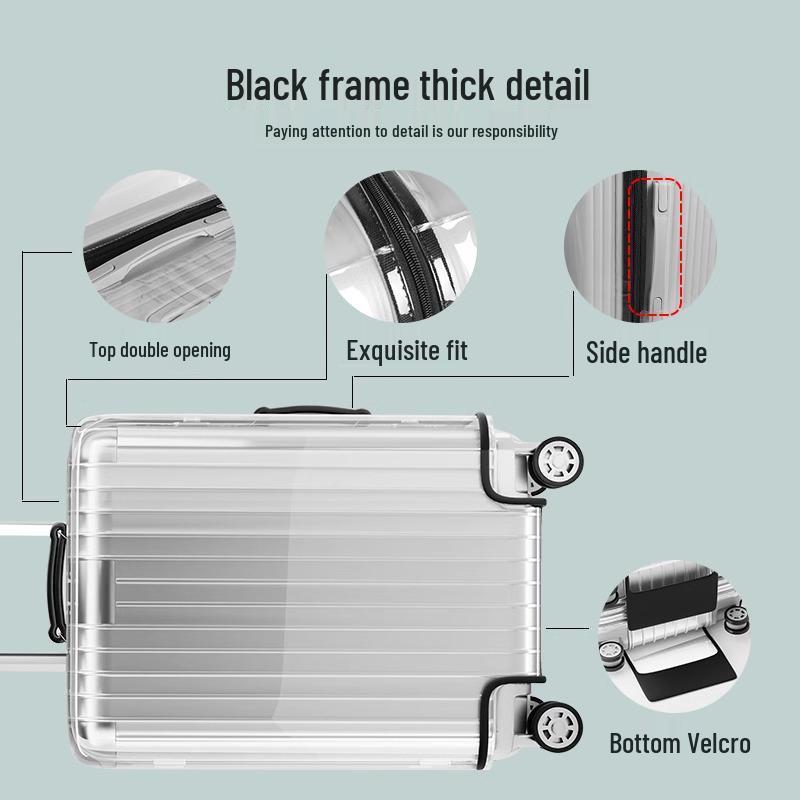 Толстый Прозрачный Водонепроницаемый Износостойкий Спортивный Защитный Чехол для Чемодана