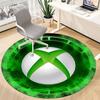 1 шт. Круглый ковер для игровой комнаты Xbox, офисный, для помещений, подходит для офиса, под офисные кресла, спальни, гостиной, домашнего декора, декора комнаты