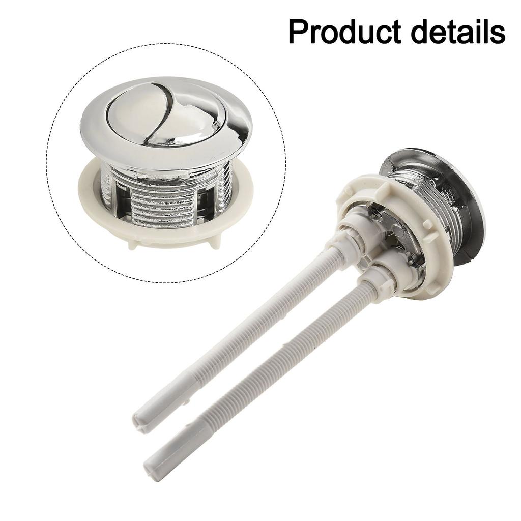 38 мм Кнопка для бачка унитаза с двойным сливом, круглая, замена клапана, нажимная кнопка для слива, клапан бачка унитаза, запчасти для ванной комнаты