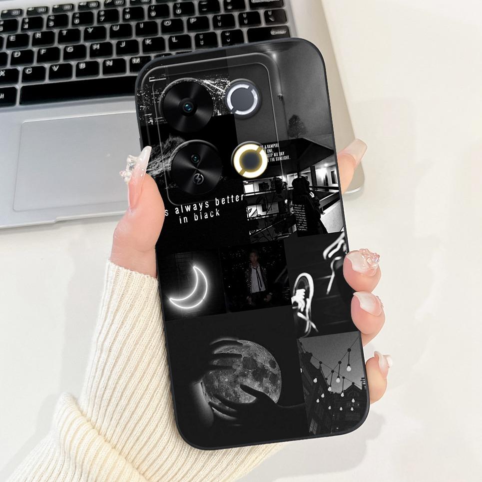 Роскошный Модный Чехол Для Itel P65 P671L Чехол Лунная Ночь Готическая Картина Чехлы Для Телефона Для ItelP65 P 65 Чехлы Мягкий Силикон