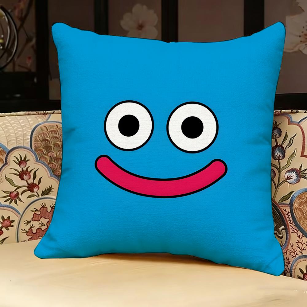 Dragon Quest Heroes Rocket Slime Pillow Case Pillowcase Doublesided Printed Sofa Cushion Bedroom Headboard Pillow