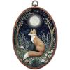 XSTWLJ Винтажное настенное искусство с колибри, Декор, Цветочно-ботаническая картина на холсте с птицами в раме, Элегантное овальное настенное украшение в стиле коттеджкор для дома