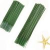 100Pcs Green Flower Stem Iron Wire DIY Handmade Manual Accessory Material Rose Stem Crafts Artificial Flower Stem