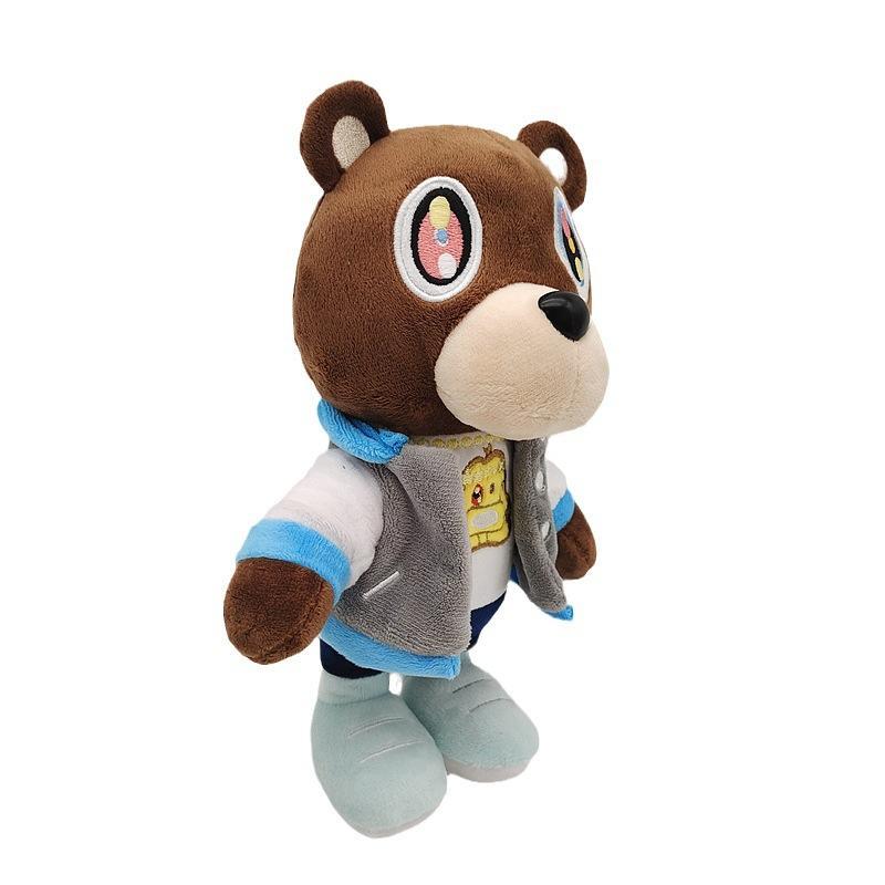 Kawaii Kanye Dropout Bear Teddy Bear Плюшевые игрушки Kanye West Graduation Soft Stuffed Home Room Decor Gift Birthday