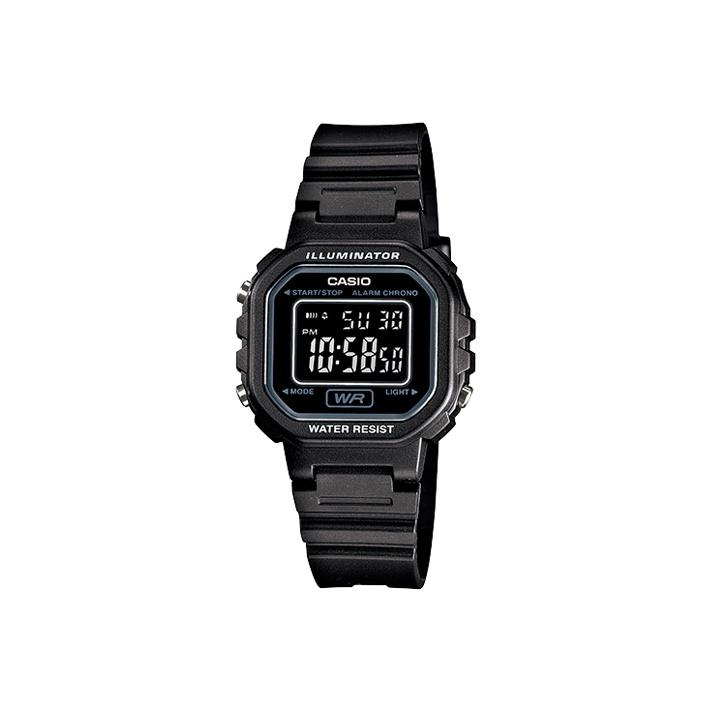Casio Мужские ЧАСЫ для ПОДРОСТКОВ Черные LA-20WH-1B LA-20WH-1B