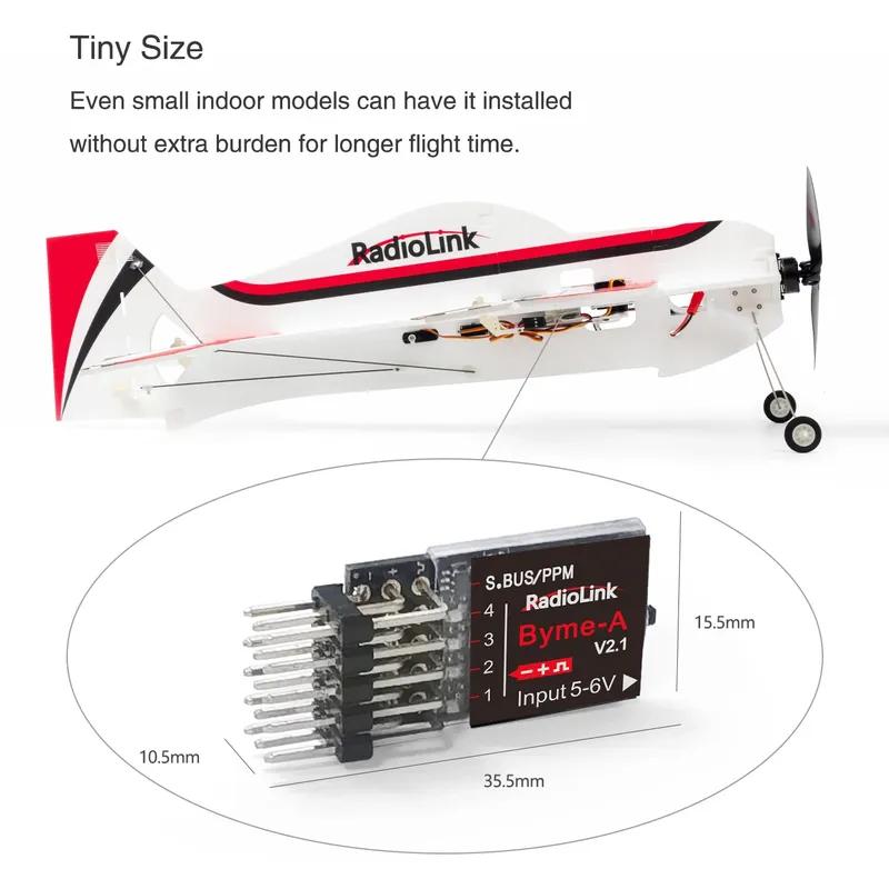 Radiolink Byme-A Byme-D Fixed Wing Flight Control mini FC 3/5 Flight Mode with Gyro 3D for RC 3D Fixed Wing Delta Wing SU27