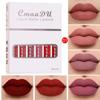 CmaaDu 6pcs Boxed Matte Non-stick Cup Waterproof Lipstick Long Lasting Lip Gloss