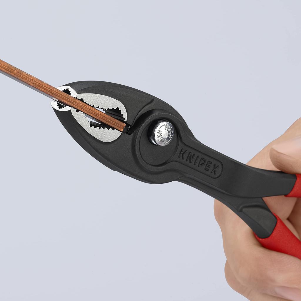 [KNIPEX] TwinGrip Slip Joint Pliers 200mm 8201-200SB