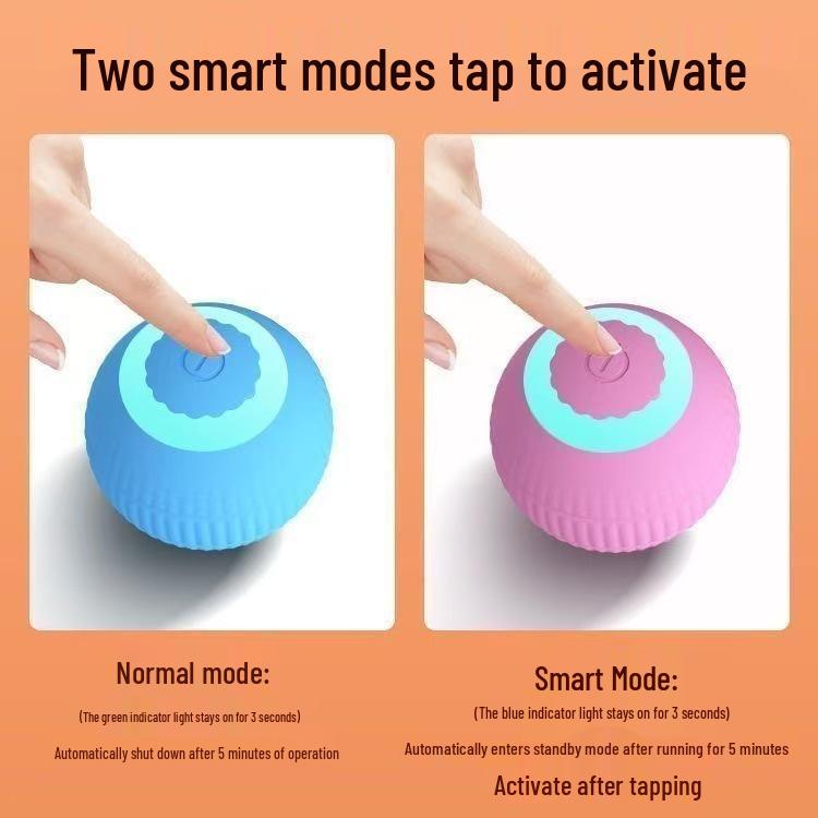 Перезаряжаемая через USB игрушка-шарик для кошек - Самостоятельная игра и избавление от скуки